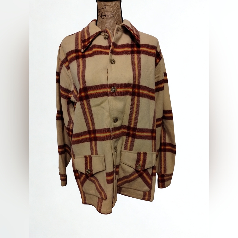 Vintage 70s Wool Concordia Timberline Flannel Men's Size S